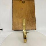 Vintage  Brass Wall mirrored Candle Sconce