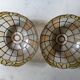 Pair of mother-of-pearl lampshades