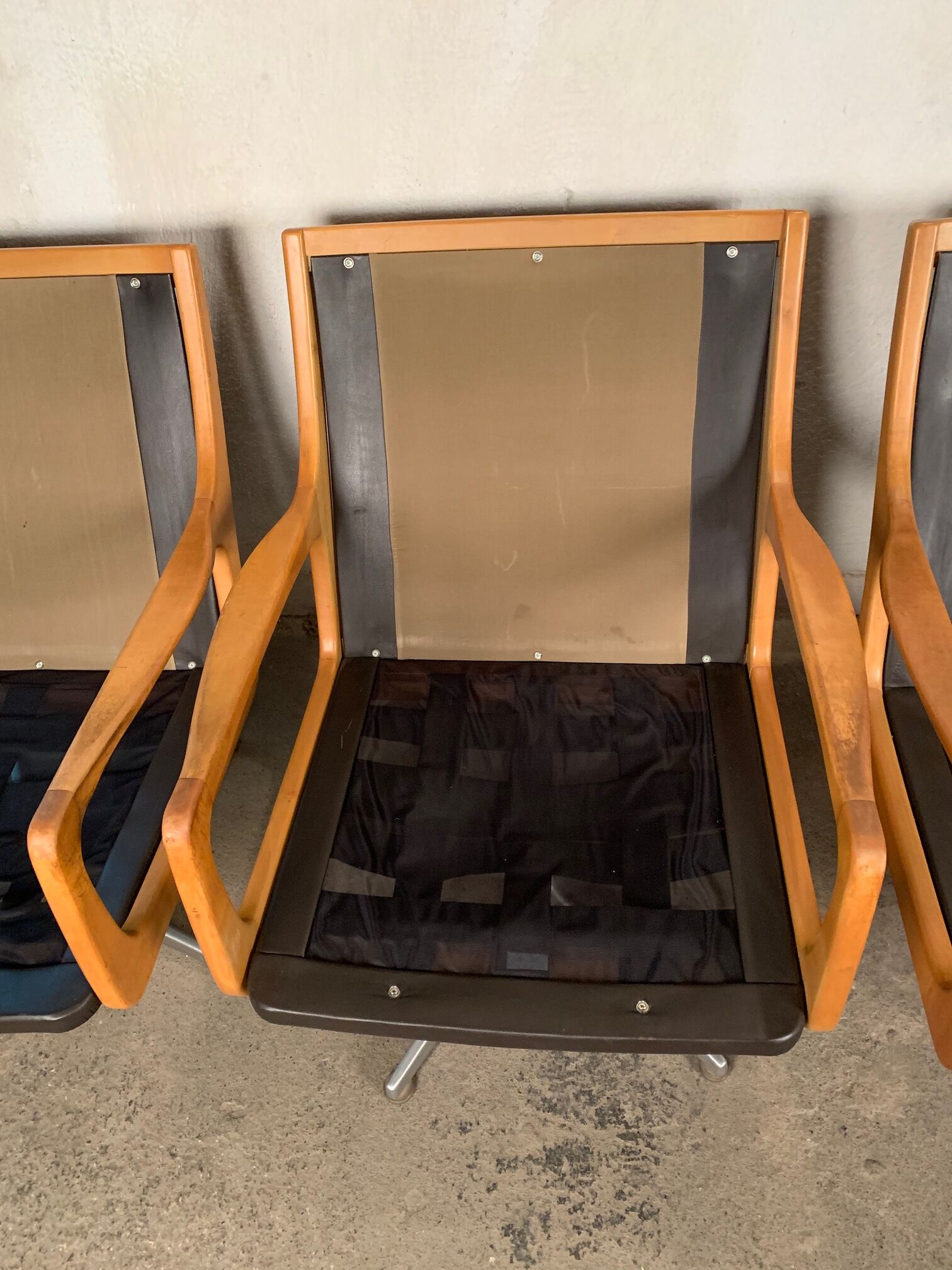 Paire de fauteuils designer Eugen Schmidt Soloform années 1960