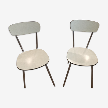 Lot de 2 chaises formica