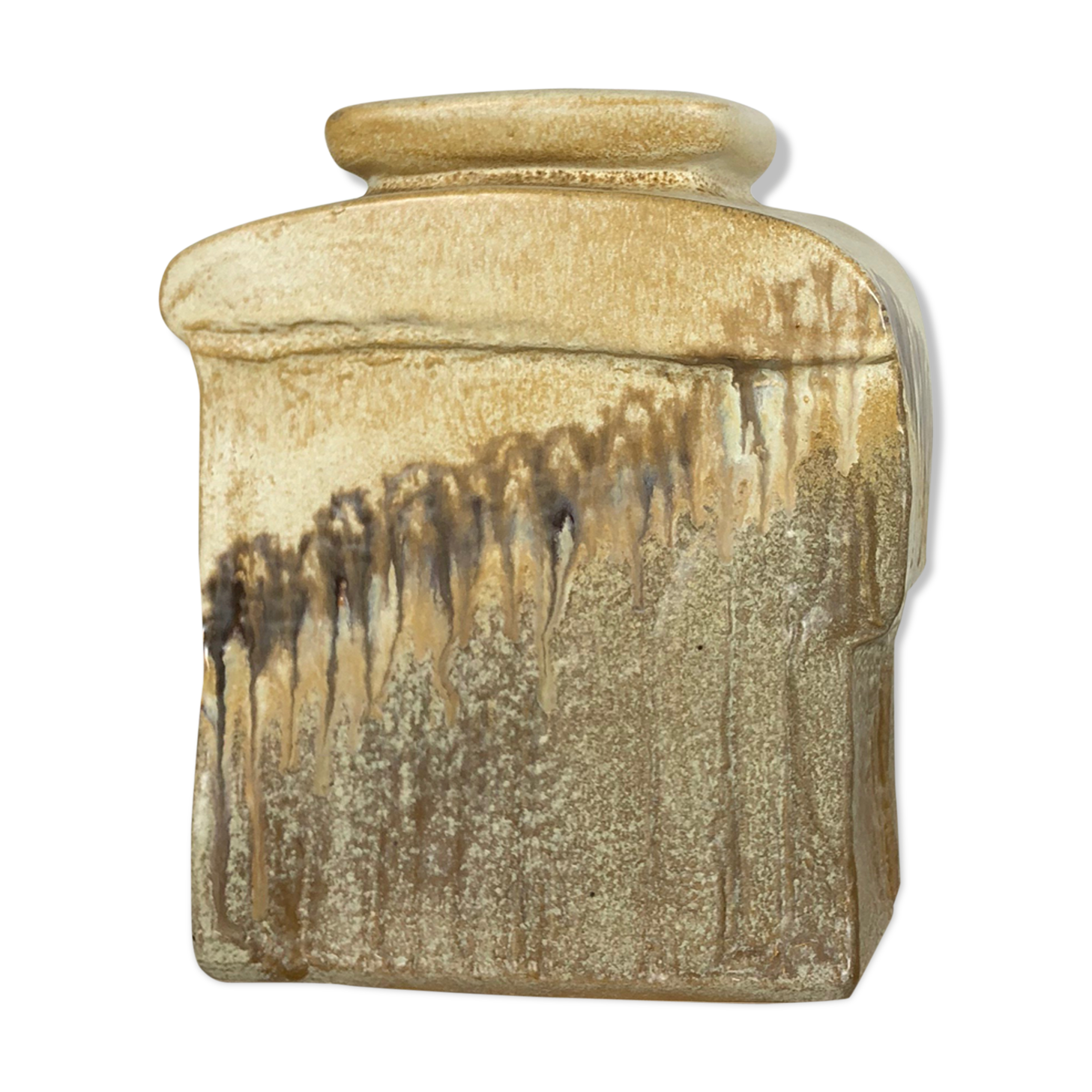 Huge Studio Pottery Vase Object by Heiner Balzar for Steuler, Germany, 1970s