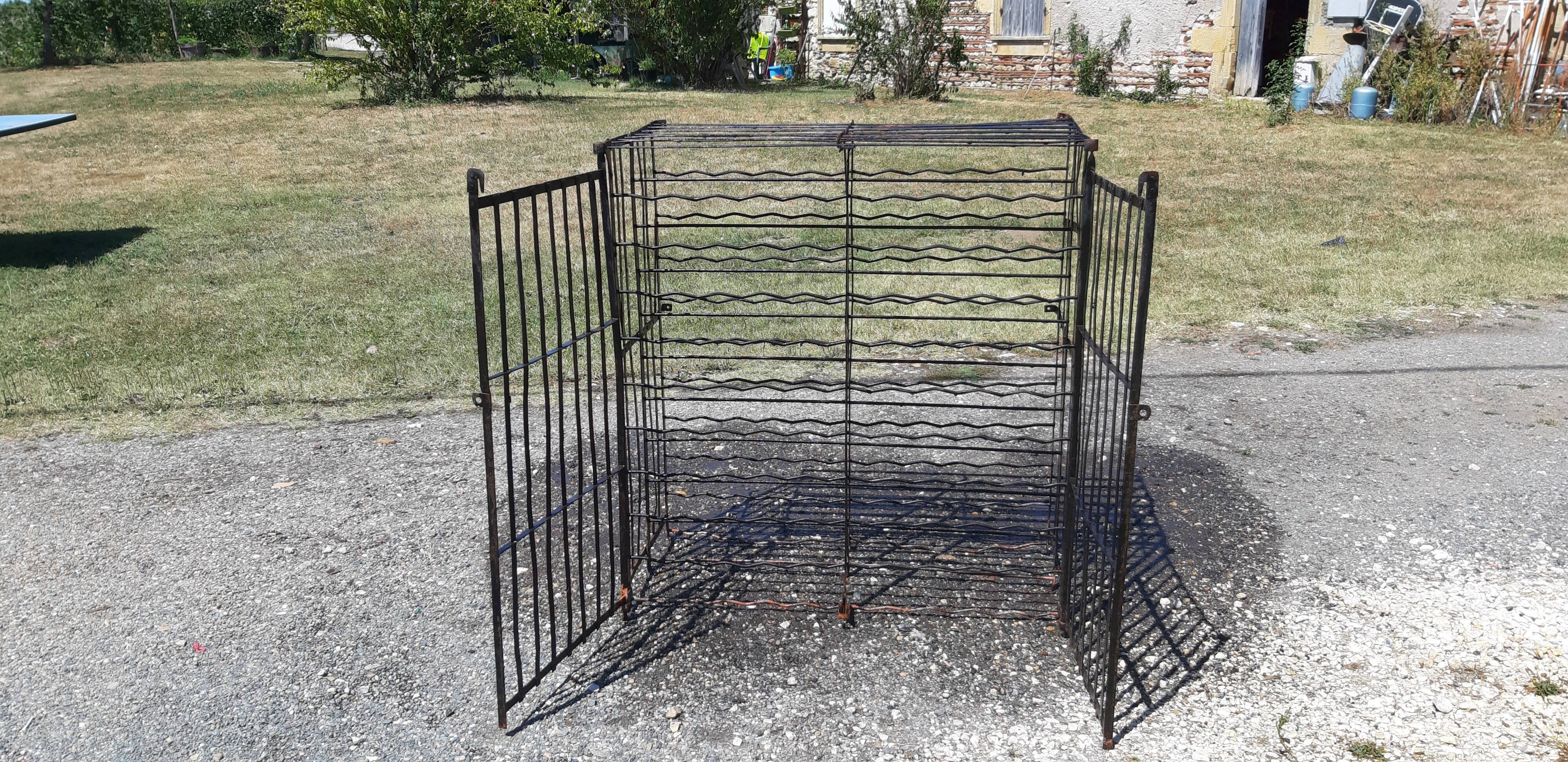 Furniture iron bottle locker, 2 doors