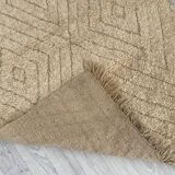 Handmade wool Berber rug 122 x 159 CM