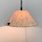 Wood and wool suspension from the mid-century, 1960s.