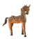 Cheval indien en bois