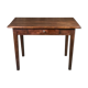 Side table / small desk in waxed walnut fir 1900s/1920s