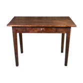 Side table / small desk in waxed walnut fir 1900s/1920s