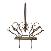 Louis XVI gilded metal magazine holder