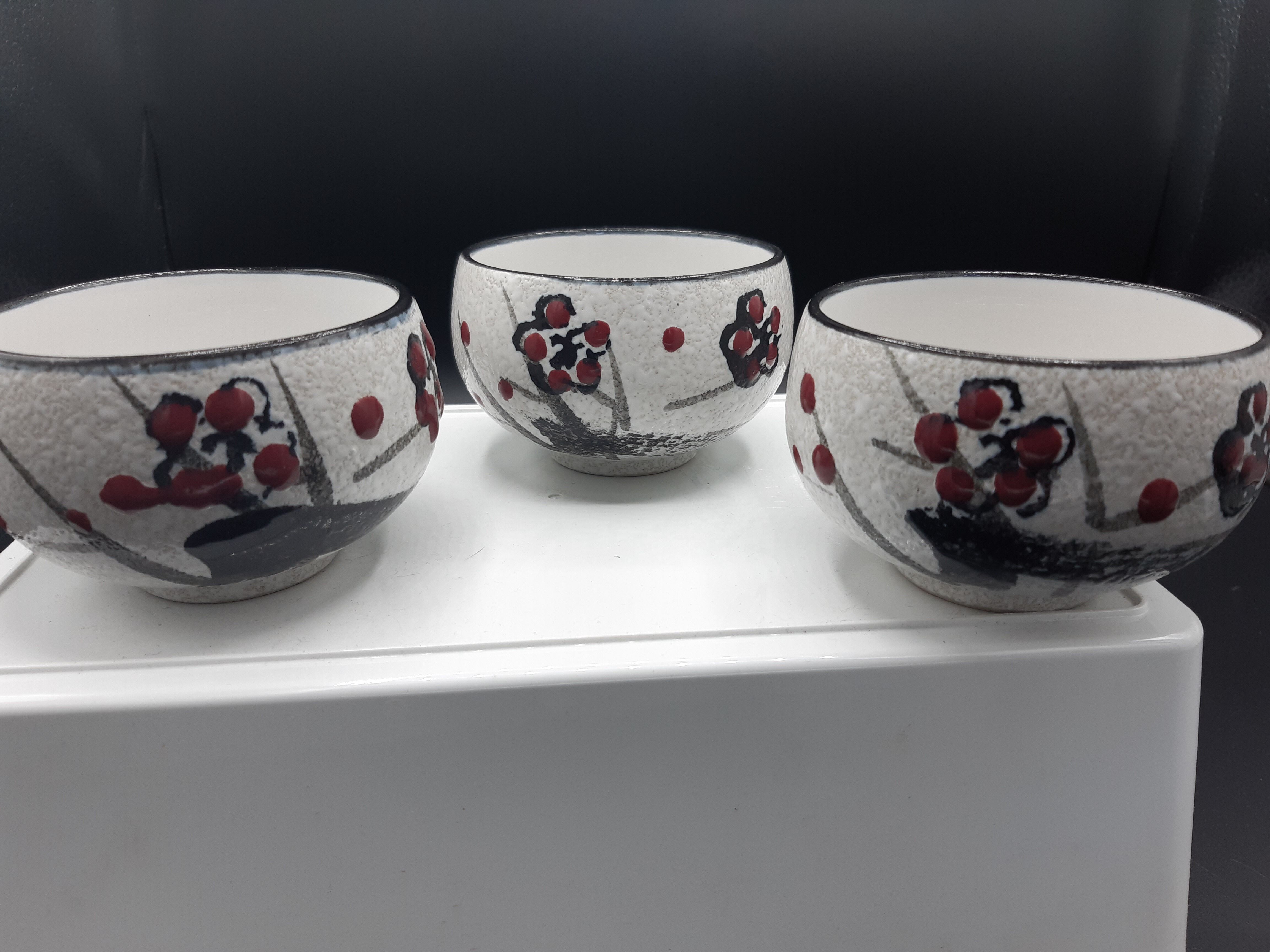 Teapot and 5 cups inspired by Japan