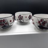 Teapot and 5 cups inspired by Japan