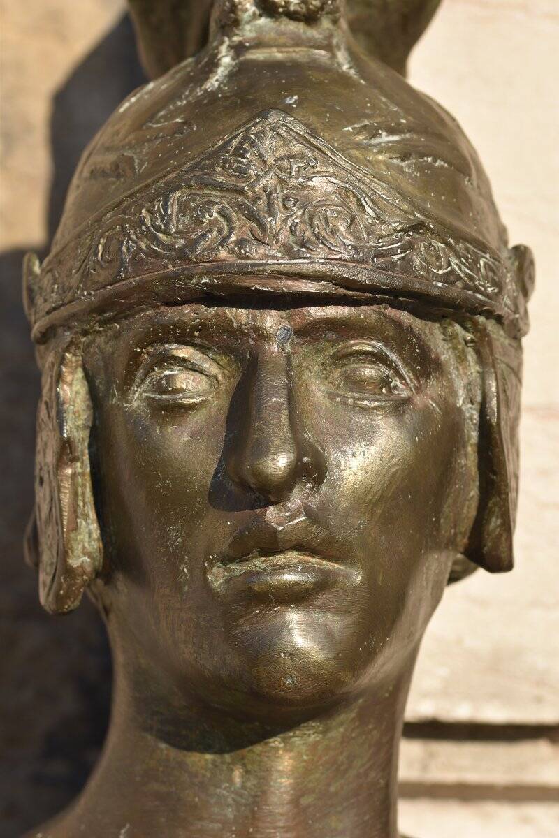 André Tajana (attributed to) Head of a Roman Warrior (1938)