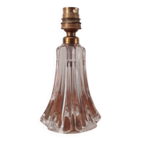Pied de lampe en cristal