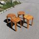 Stackable pine stools