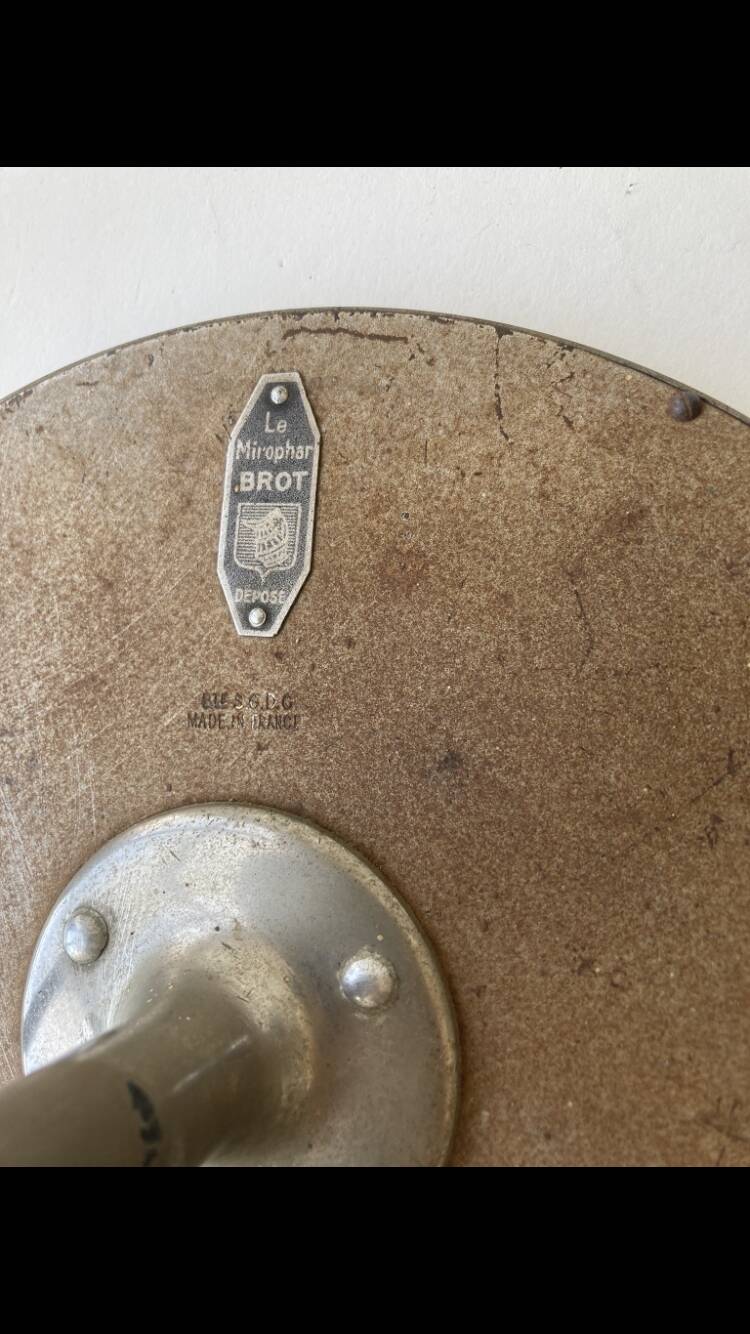 2 miroirs lampe salle de bain art deco 1930  Brot