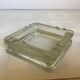 Thick glass ashtray