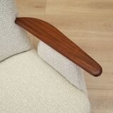 Cream armchair, Danish design, 1970s, production: Denmark