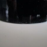 Art-deco lamp, black crystal foot