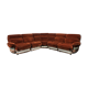Modular sofa 5 seater fabric burgundy 70