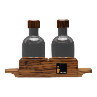 Mid Century olive oil and vinegar set designed and produced by Artek 1960