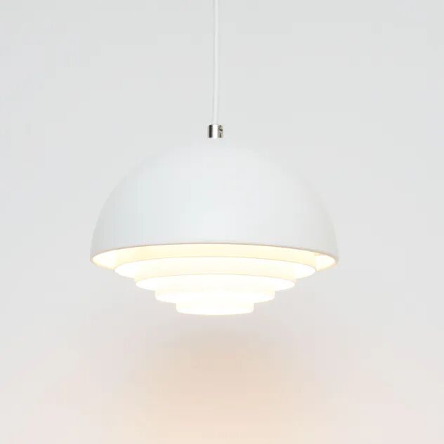 White Scandinavian lamp, 1990s