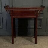 Console en bois de fer Chine ou Indochine début XXe incrustations nacre
