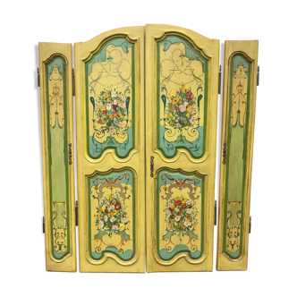 Series of four old closet doors