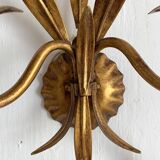 Hollywood Regency Italian wheat ear sconces