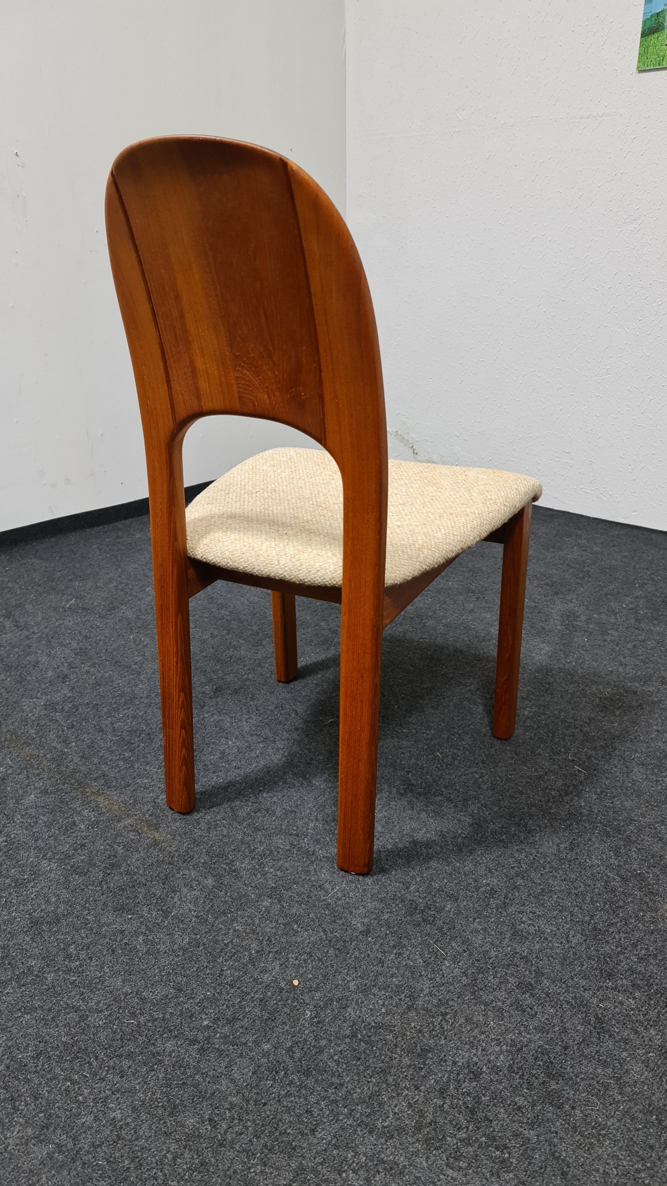 Four vintage Danish design dinning chairs by Holstebro møbelfabrik a/s