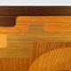 Mid-century wood veneer intarsia wall panel, 1960s