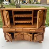 Buffet en bois meublé pour poupee
