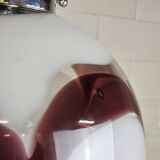 Vintage Italian design glass Carlo Moretti Murano pendant lamp