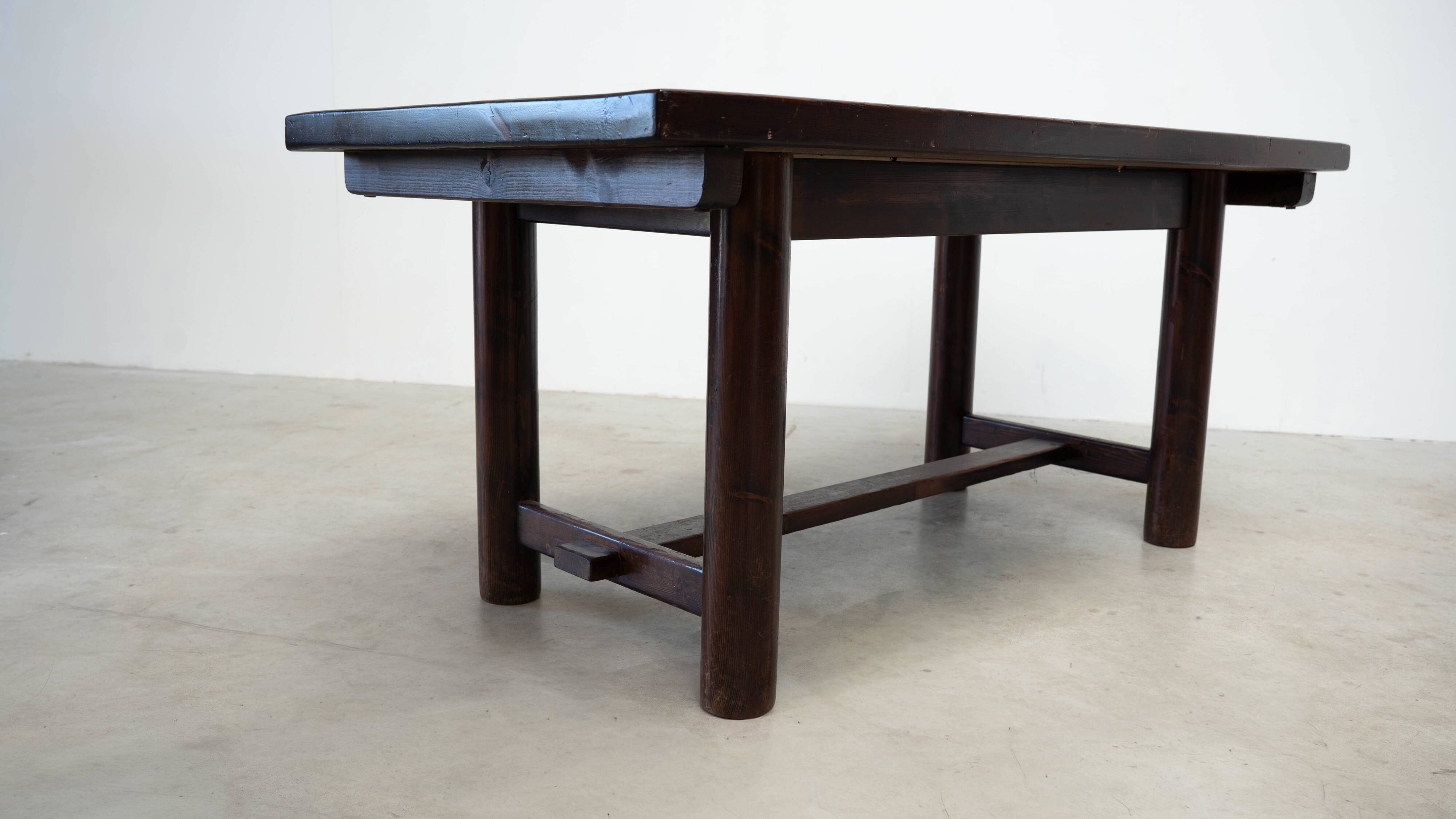 French oak dining table inspired by Georges Robert