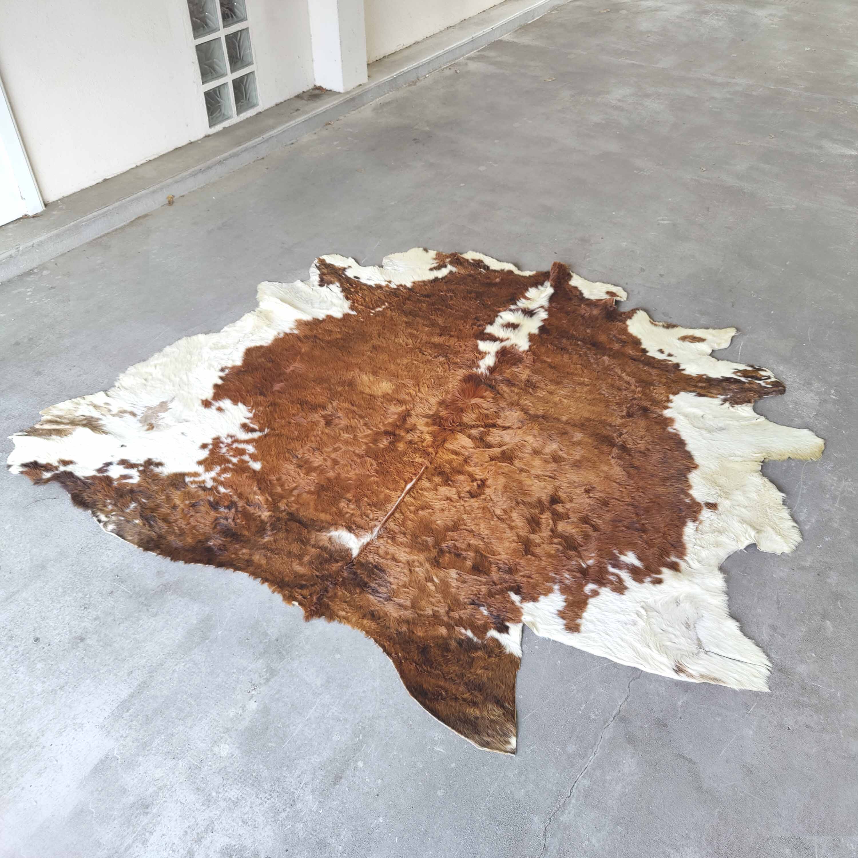 Cowhide mat 210 by 200cm