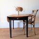 Round table with flaps