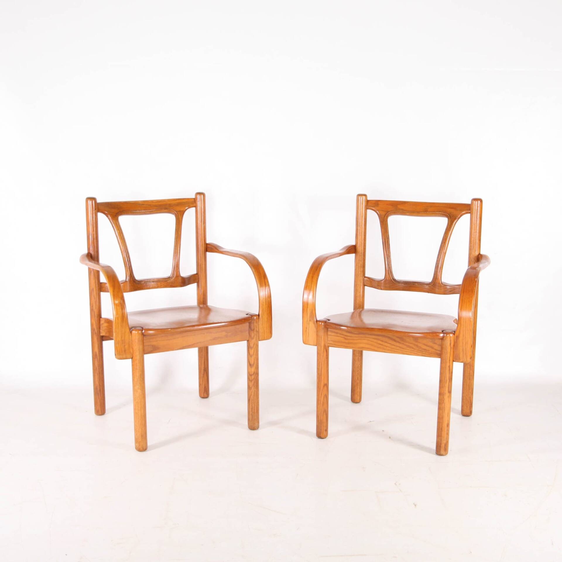 Pair of "organic" armchairs