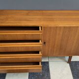 Sideboard 4 drawers 1 door 1960s