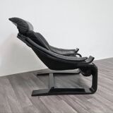 Leather Armchair by Åke Fribytter for Nelo Möbel, Sweden, 1970s