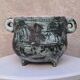 Vase or ceramic cauldron by Jacques Blin circa 50