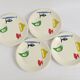 Set of 4 Figgjo Flint A La Carte Dessert Plates – MCM Norwegian Ceramics