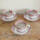 3 old Pexonne cups, Egyptian decor
