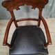 Fauteuil de bureau en acajou