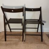 Pair of folding chairs
