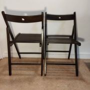 Pair of folding chairs