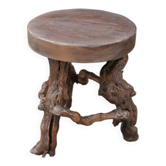 Brutalist vine stool