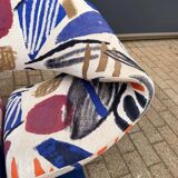 Artifort Ribbon chair by Pierre Paulin, Pierre Frey: The Painter's Canvas