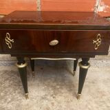 Antique bedside table. Furniture number 252. Wooden table. Wood La.