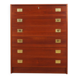 Commode en teck, design danois, années 1960, production : Danemark
