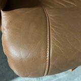 Unico leather armchair and ottoman