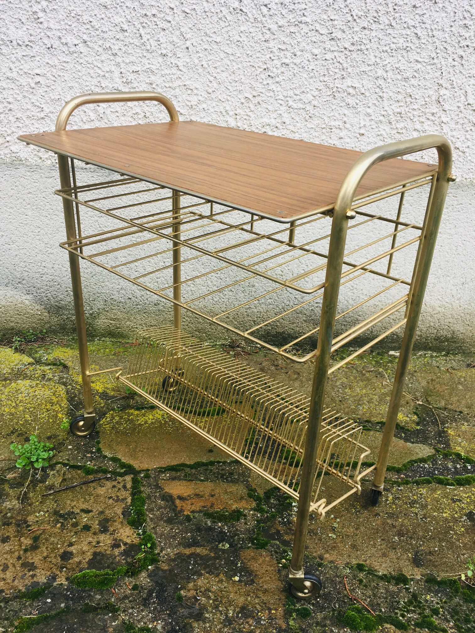 Vintage serving table