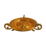 Former great chiseled bronze dish